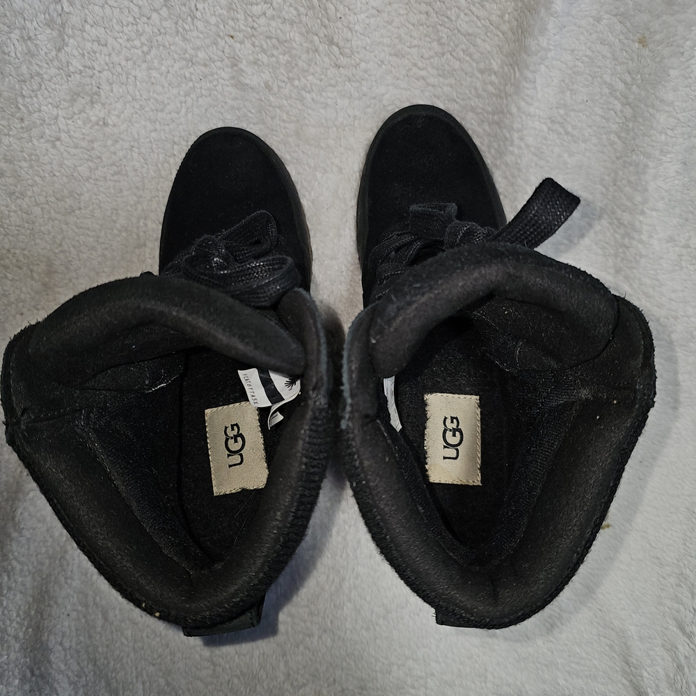 UGG Black Wedge Boots - Picture 10 of 12